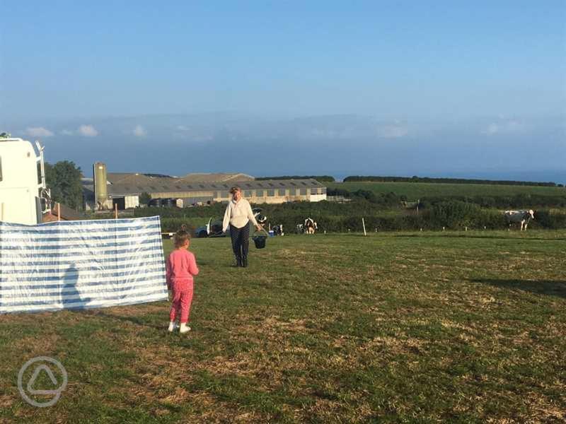 Carreg Y Gwynt Campsite - Touring And Tent Pitches 호텔 Llanarth  외부 사진